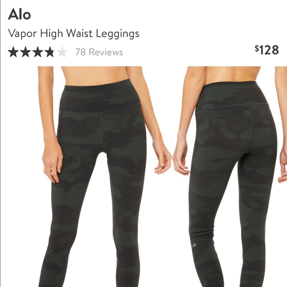 Alo high waisted vapor leggings
